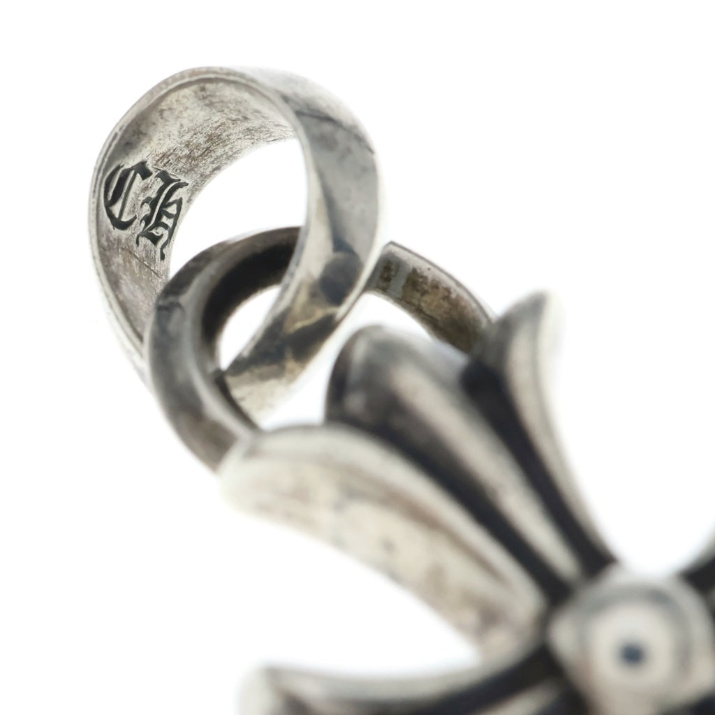 CHROME HEARTS(クロムハーツ) CH CRS SML W/BALE Wベイル スモールCHクロス ペンダントトップ シルバー BCA218
