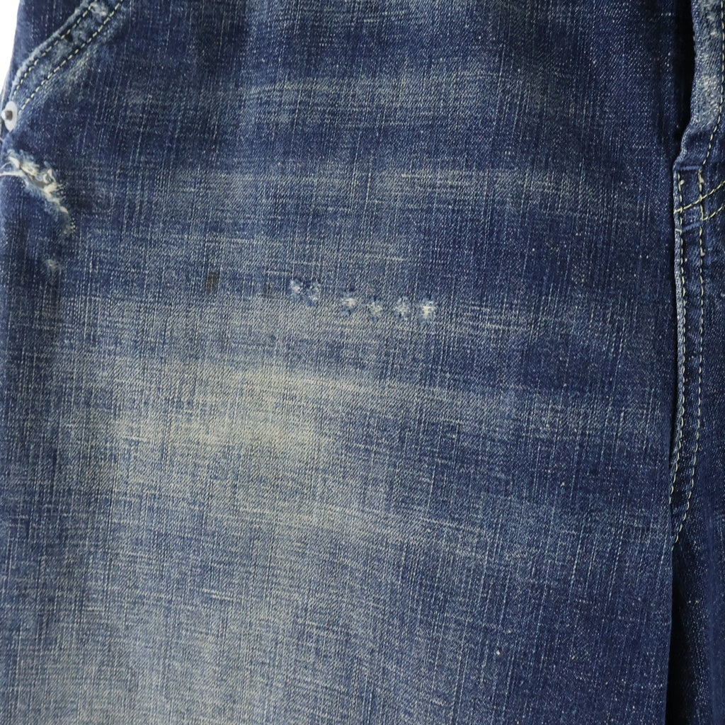 DIESEL(ディーゼル) D-SIRE-WORK ボタンフライ リラックスフィット ワイドデニムパンツ インディゴ レディース A09687