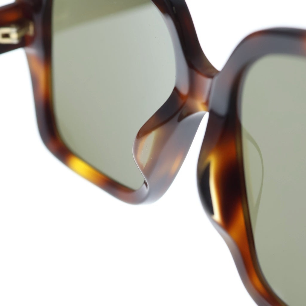 GUCCI(グッチ) インターロッキングG スクエア セルフレーム サングラス 眼鏡 アイウェア ブラウン GG0096SA
