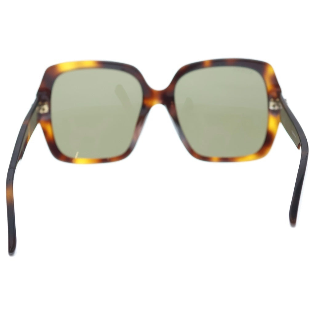 GUCCI(グッチ) インターロッキングG スクエア セルフレーム サングラス 眼鏡 アイウェア ブラウン GG0096SA