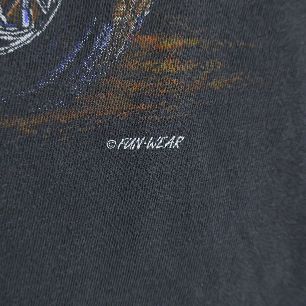 HARLEY DAVIDSON(ハーレーダビッドソン) 90S VINTAGE HARLEY COUNTRY EAGLE BIKE TEE 1994 ヴィンテージ イーグル バイク 両面プリントTシャツ 半袖クルーネックカットソー ブラック