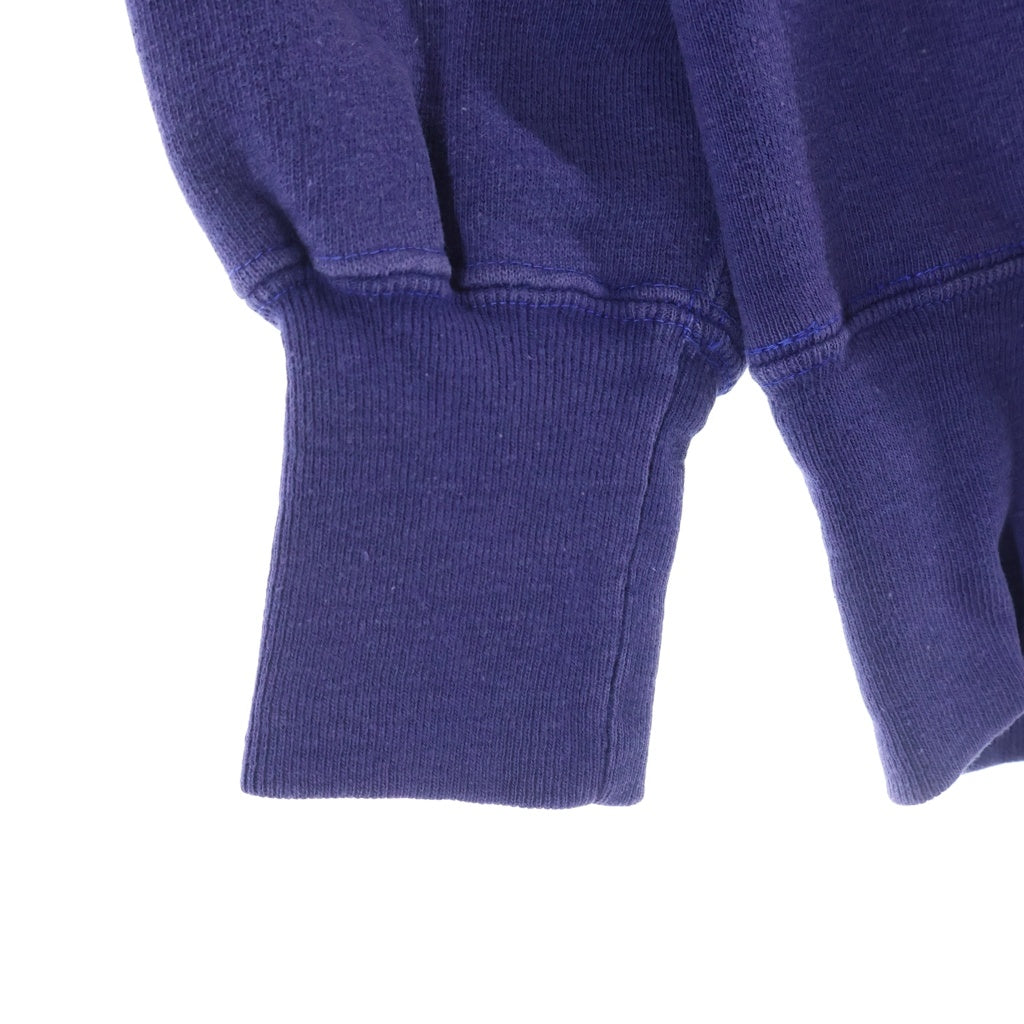 CHAMPION(チャンピオン) 70S VINTAGE REVERSE WEAVE SWEATSHIRT ヴィンテージ リバースウィーブ 単色タグ USA製 三段プリント 目無し クルーネックスウェットトレーナー パープル