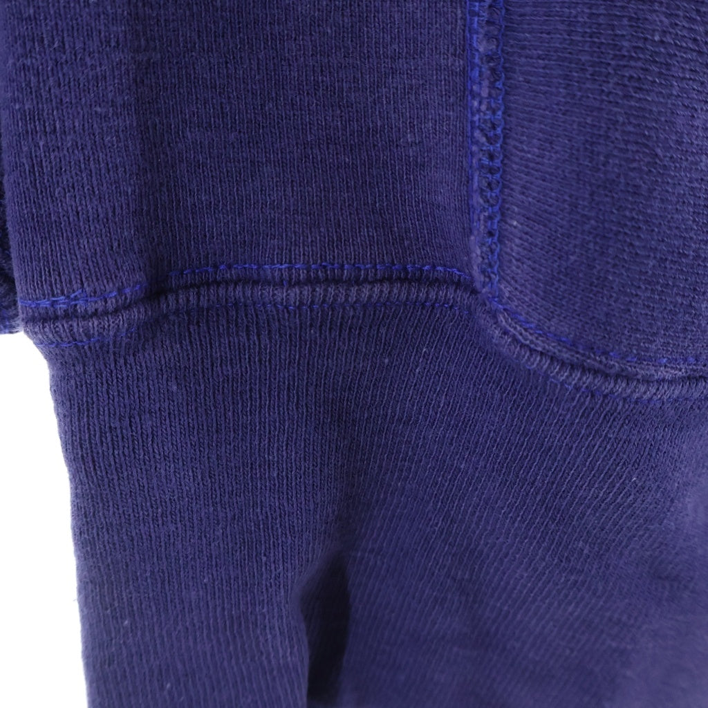 CHAMPION(チャンピオン) 70S VINTAGE REVERSE WEAVE SWEATSHIRT ヴィンテージ リバースウィーブ 単色タグ USA製 三段プリント 目無し クルーネックスウェットトレーナー パープル