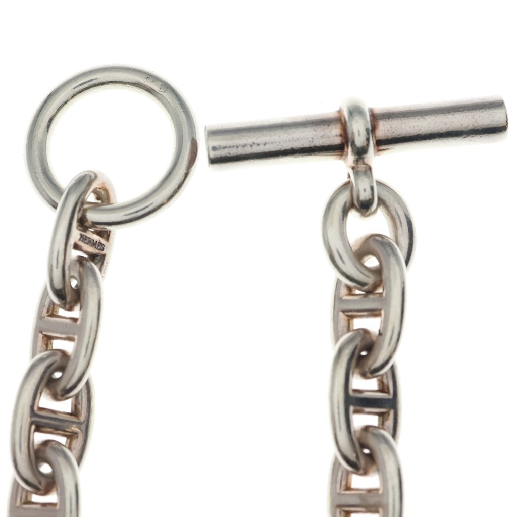 HERMES(エルメス) Chaine d'Ancre MM シェーヌダンクル チェーンブレスレット シルバー 18LINK