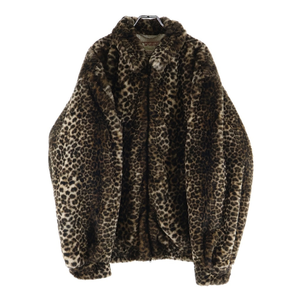 WACKO MARIA(ワコマリア) 25AW ×McGREGOR LEOPARD FUR ANTI-FREEZE JACKET マクレガー レオパード パファー ボアジャケット ベージュ 25FW-WMO-MC02