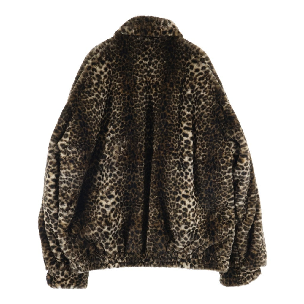 WACKO MARIA(ワコマリア) 25AW ×McGREGOR LEOPARD FUR ANTI-FREEZE JACKET マクレガー レオパード パファー ボアジャケット ベージュ 25FW-WMO-MC02