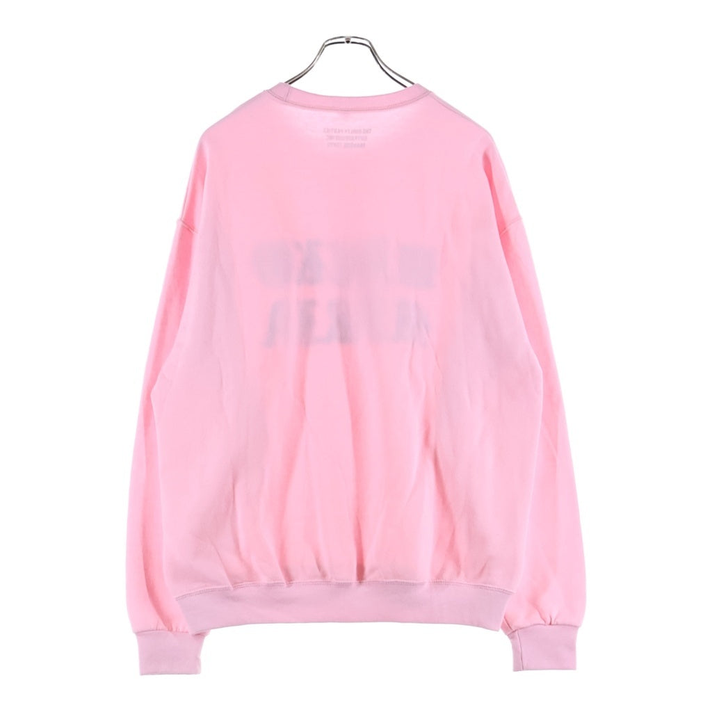 WACKO MARIA(ワコマリア) 22AW CREW NECK SWEAT SHIRT TYPE-1 フロントロゴ クルーネックスウェットトレーナー ピンク 22FW-WMC-SS01