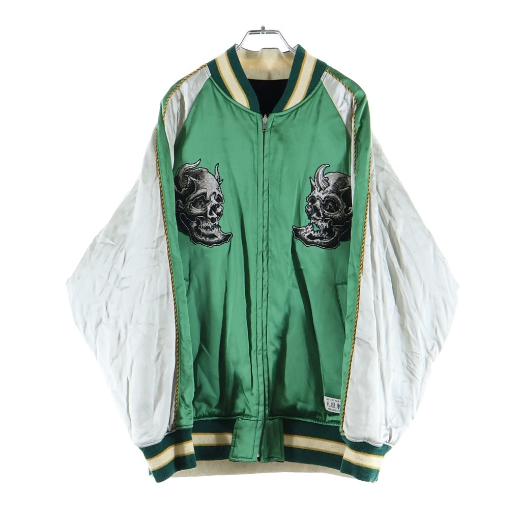 WACKO MARIA(ワコマリア) ×56 TATTOO STUDIO REVERSIBLE SKA JACKET 56タトゥースタジオ リバーシブルジャケット スカジャン グリーン/ブラック 56TS-WM-BL04
