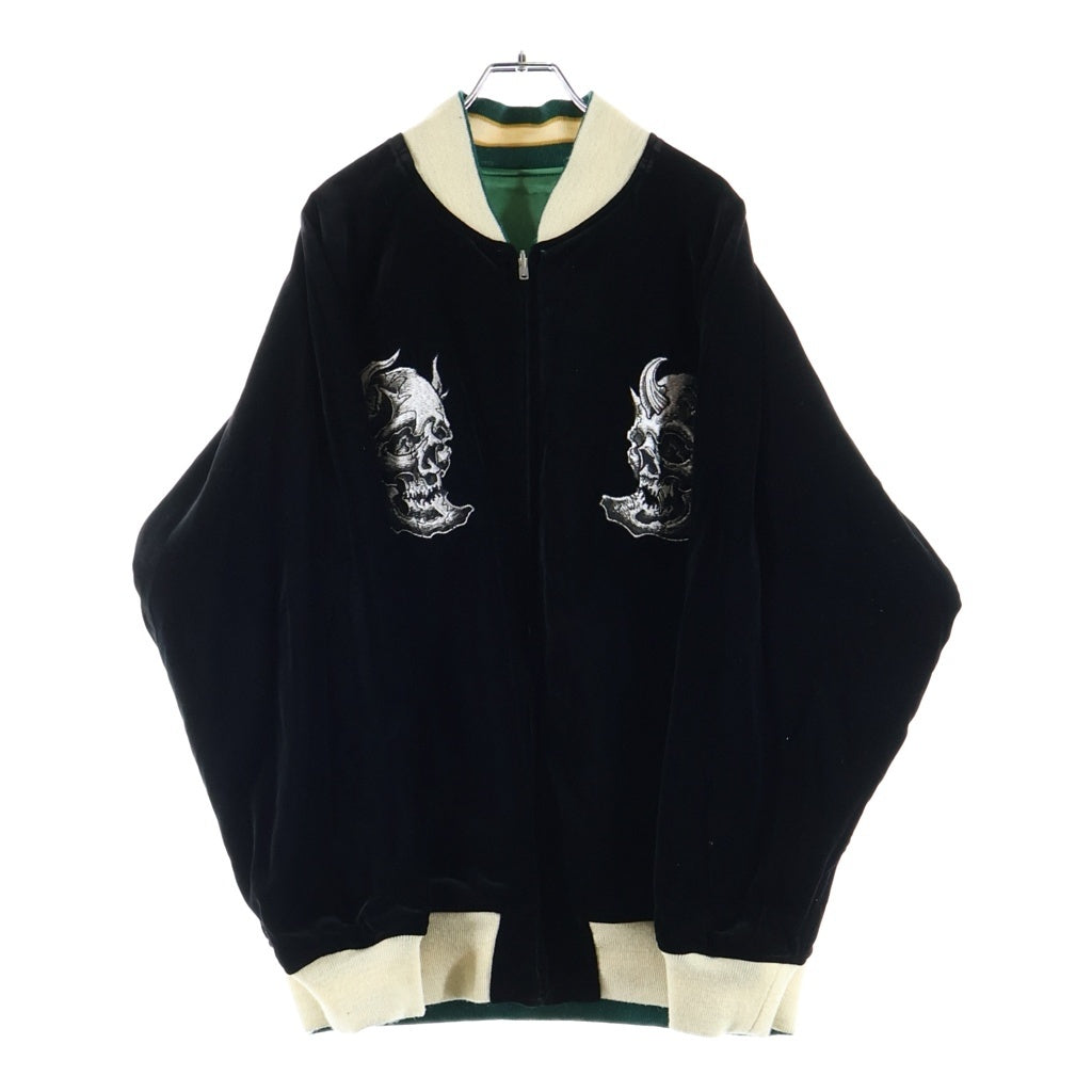 WACKO MARIA(ワコマリア) ×56 TATTOO STUDIO REVERSIBLE SKA JACKET 56タトゥースタジオ リバーシブルジャケット スカジャン グリーン/ブラック 56TS-WM-BL04