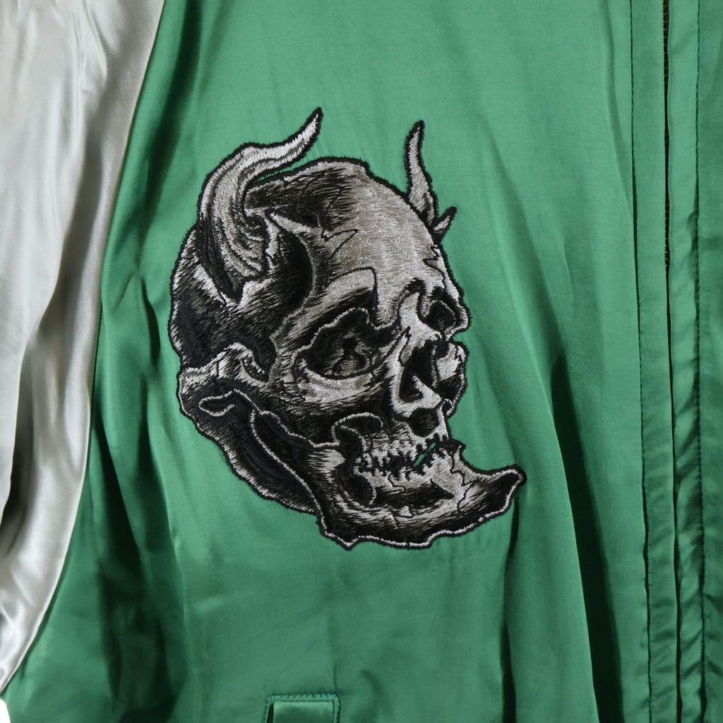 WACKO MARIA(ワコマリア) ×56 TATTOO STUDIO REVERSIBLE SKA JACKET 56タトゥースタジオ リバーシブルジャケット スカジャン グリーン/ブラック 56TS-WM-BL04