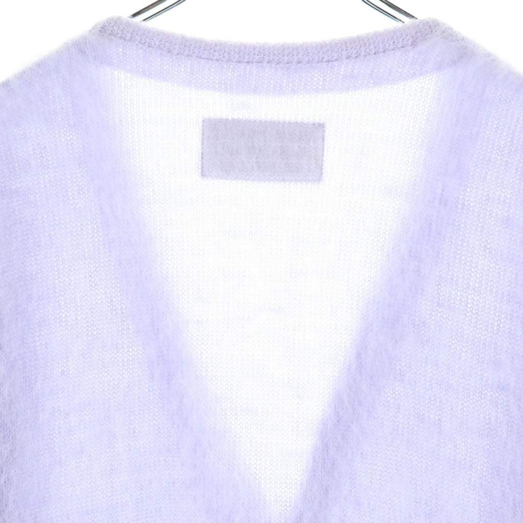 WACKO MARIA(ワコマリア) 22SS MOHAIR KNIT CARDIGAN モヘア ニットカーディガン パープル 22SS-WNK-KN04
