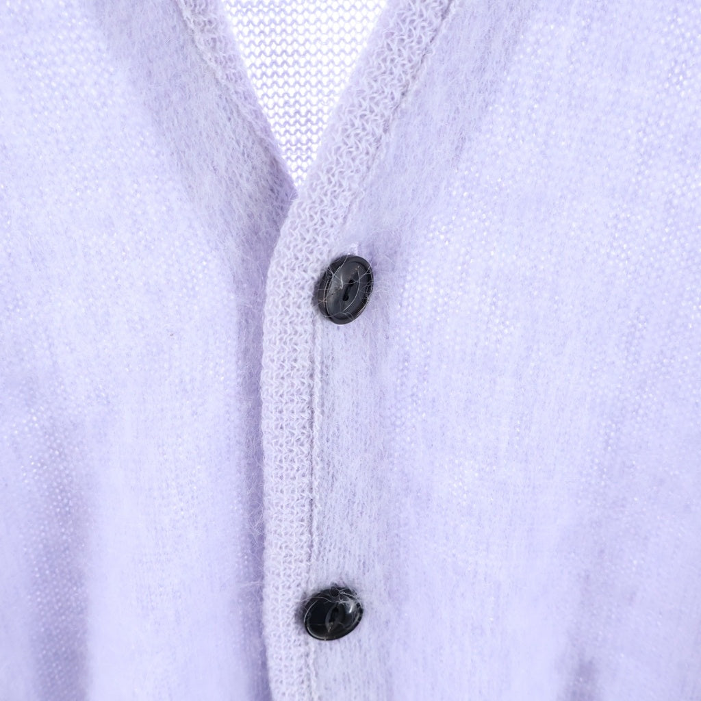WACKO MARIA(ワコマリア) 22SS MOHAIR KNIT CARDIGAN モヘア ニットカーディガン パープル 22SS-WNK-KN04