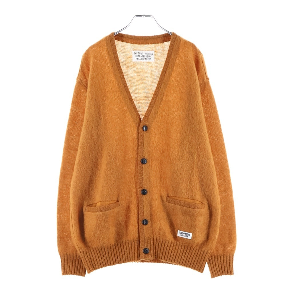 WACKO MARIA(ワコマリア) 22AW MOHAIR CARDIGAN モヘアニットカーディガン ブラウン 22FW-WMK-KN06