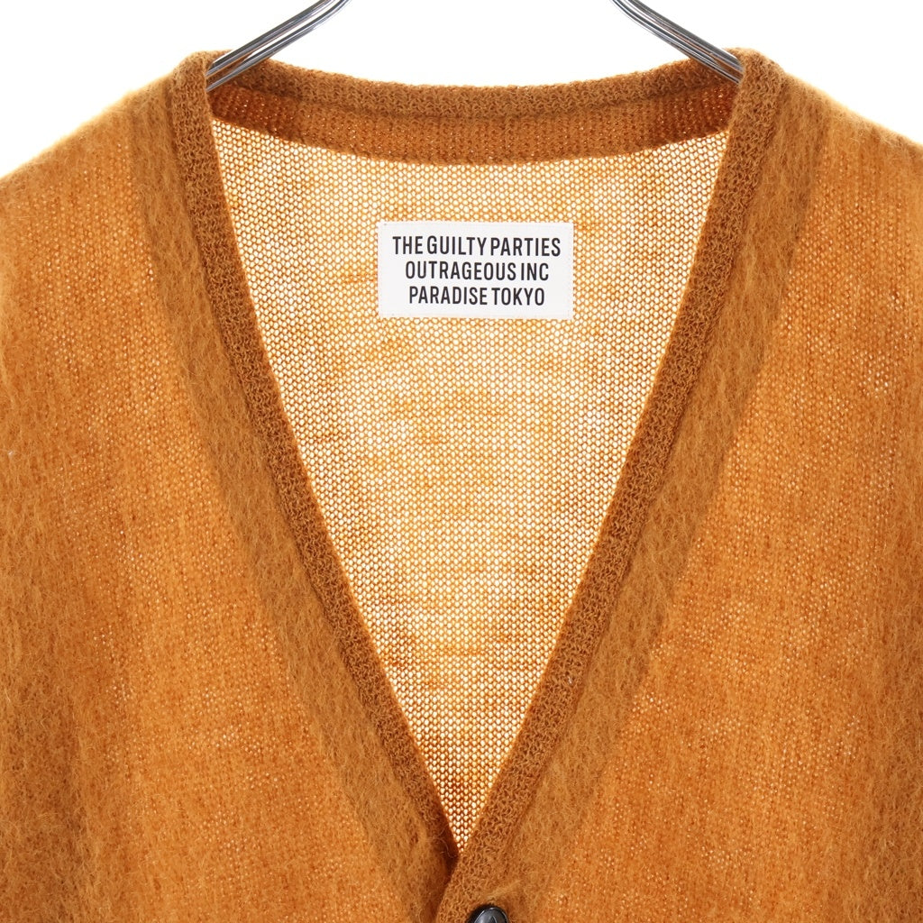 WACKO MARIA(ワコマリア) 22AW MOHAIR CARDIGAN モヘアニットカーディガン ブラウン 22FW-WMK-KN06