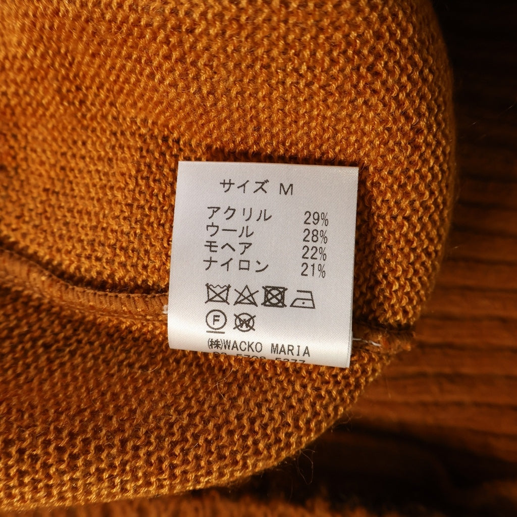 WACKO MARIA(ワコマリア) 22AW MOHAIR CARDIGAN モヘアニットカーディガン ブラウン 22FW-WMK-KN06