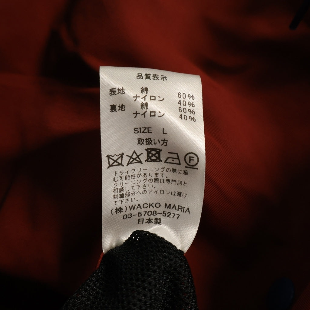 WACKO MARIA(ワコマリア) 26SS BAGGIES JACKET バギーズジャケット ジップアップブルゾン ブルー 26SS-WMO-OD04