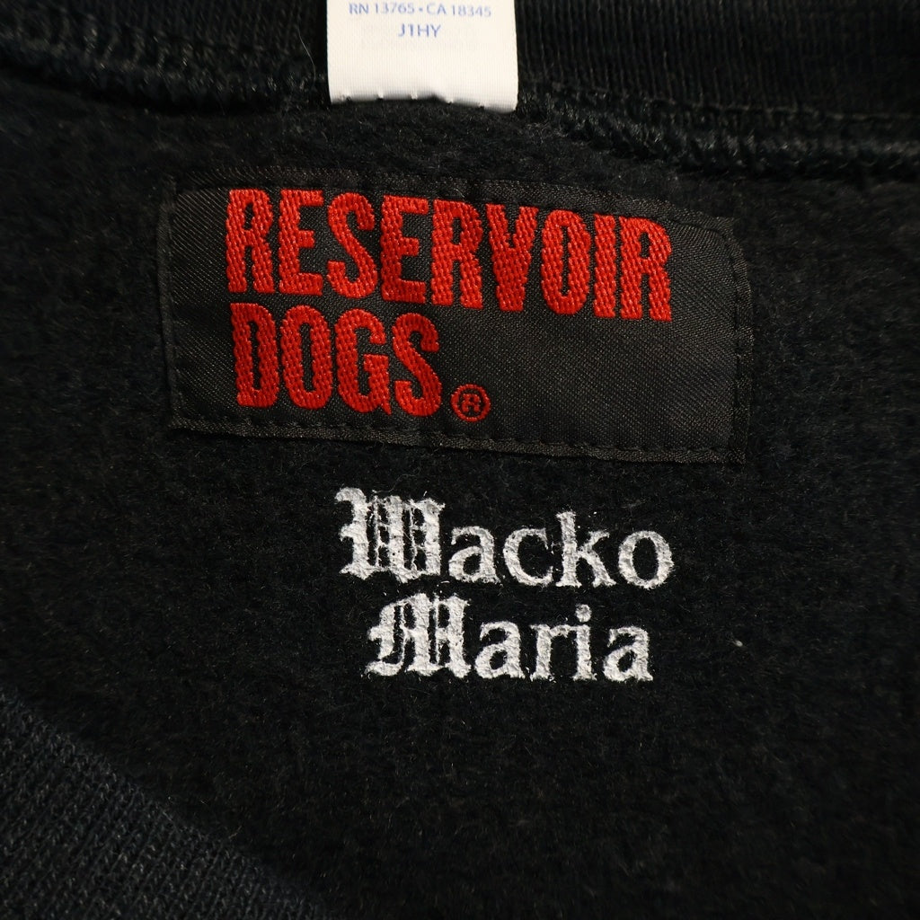 WACKO MARIA(ワコマリア) 24SS RESERVOIR DOGS / CREW NECK SWEAT SHIRT レザボア ドッグス クルーネックスウェットトレーナー ブラック RD-WM-SS14