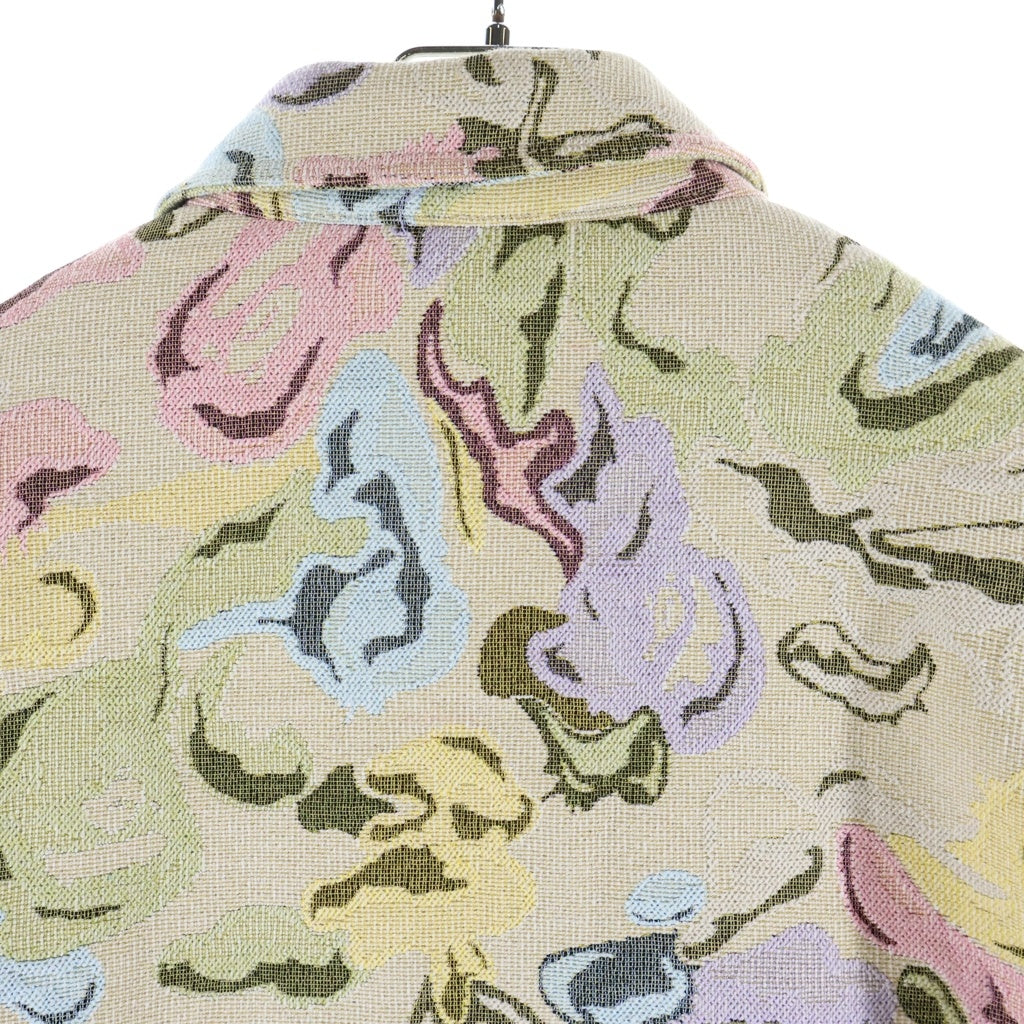A BATHING APE(アベイシングエイプ) BAPE ART CAMO GOBELIN WORK JACKET ベイプ アート カモ ゴブラン ワーク ジャケット ベージュ 001HJJ801055I