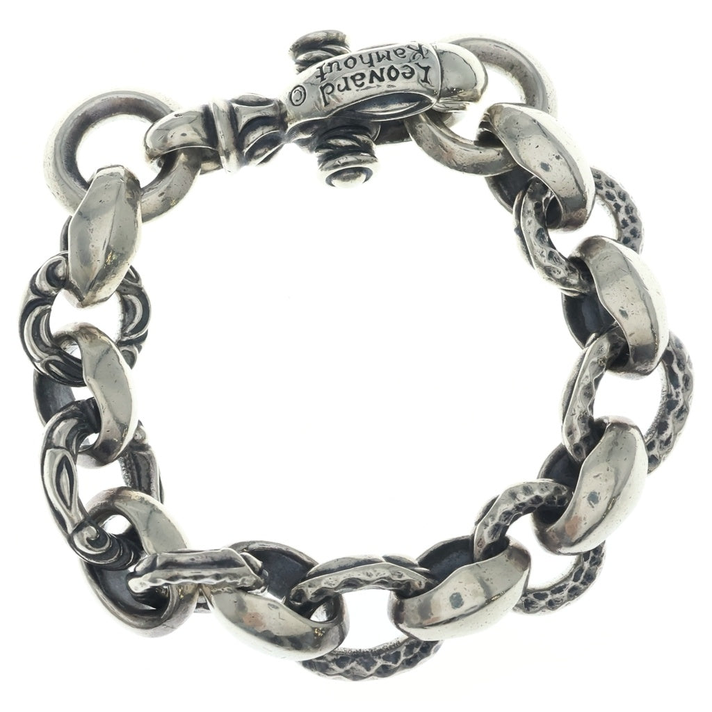 LEONARD KAMHOUT(レナードカムホート) HERON BRACELET ヘロン チェーンブレスレット シルバー