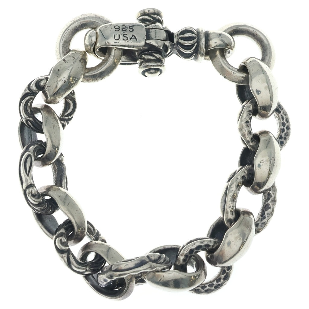 LEONARD KAMHOUT(レナードカムホート) HERON BRACELET ヘロン チェーンブレスレット シルバー
