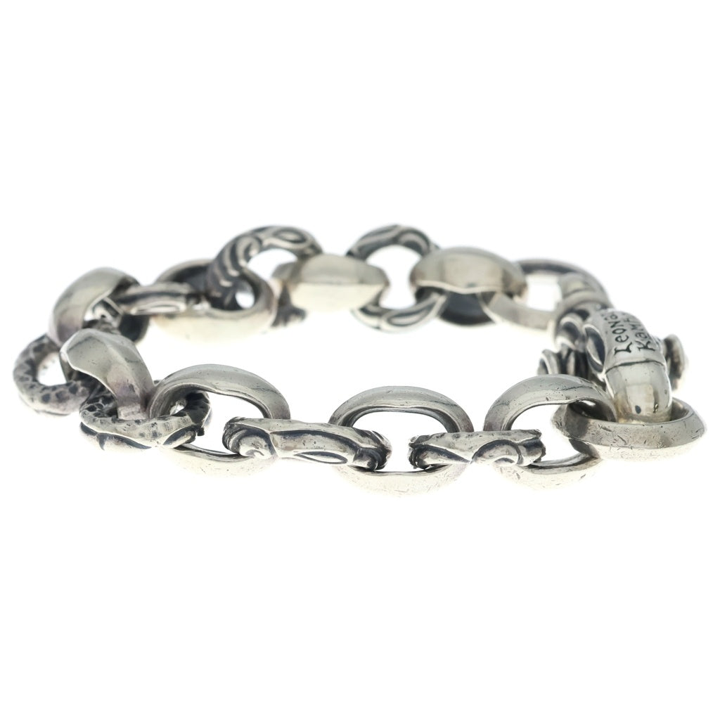 LEONARD KAMHOUT(レナードカムホート) HERON BRACELET ヘロン チェーンブレスレット シルバー