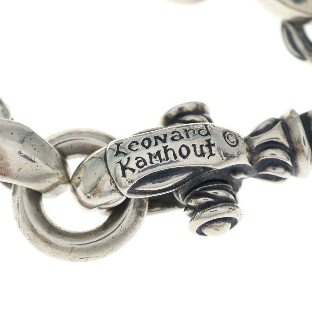 LEONARD KAMHOUT(レナードカムホート) HERON BRACELET ヘロン チェーンブレスレット シルバー