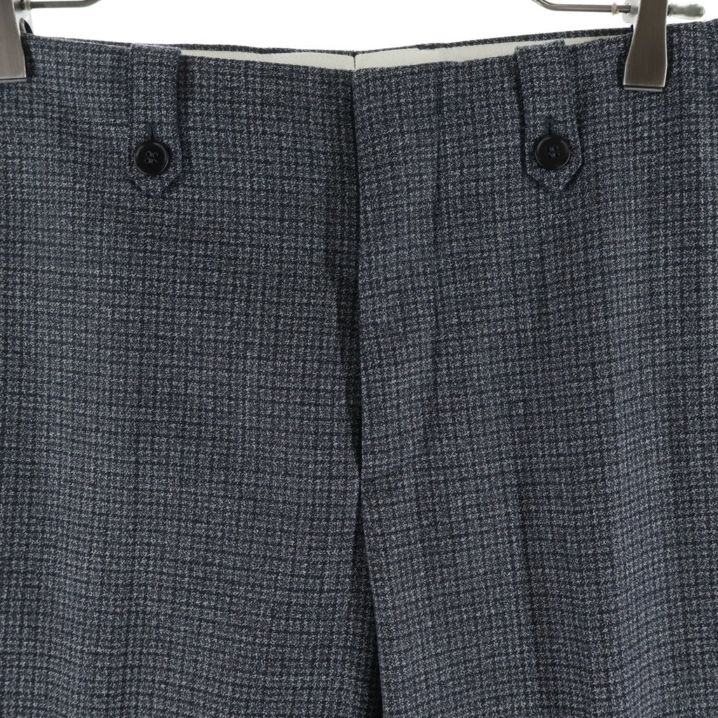 Maison Margiela(メゾンマルジェラ) 16AW ウール 千鳥格子柄 スラックスパンツ グレー S30KA0436