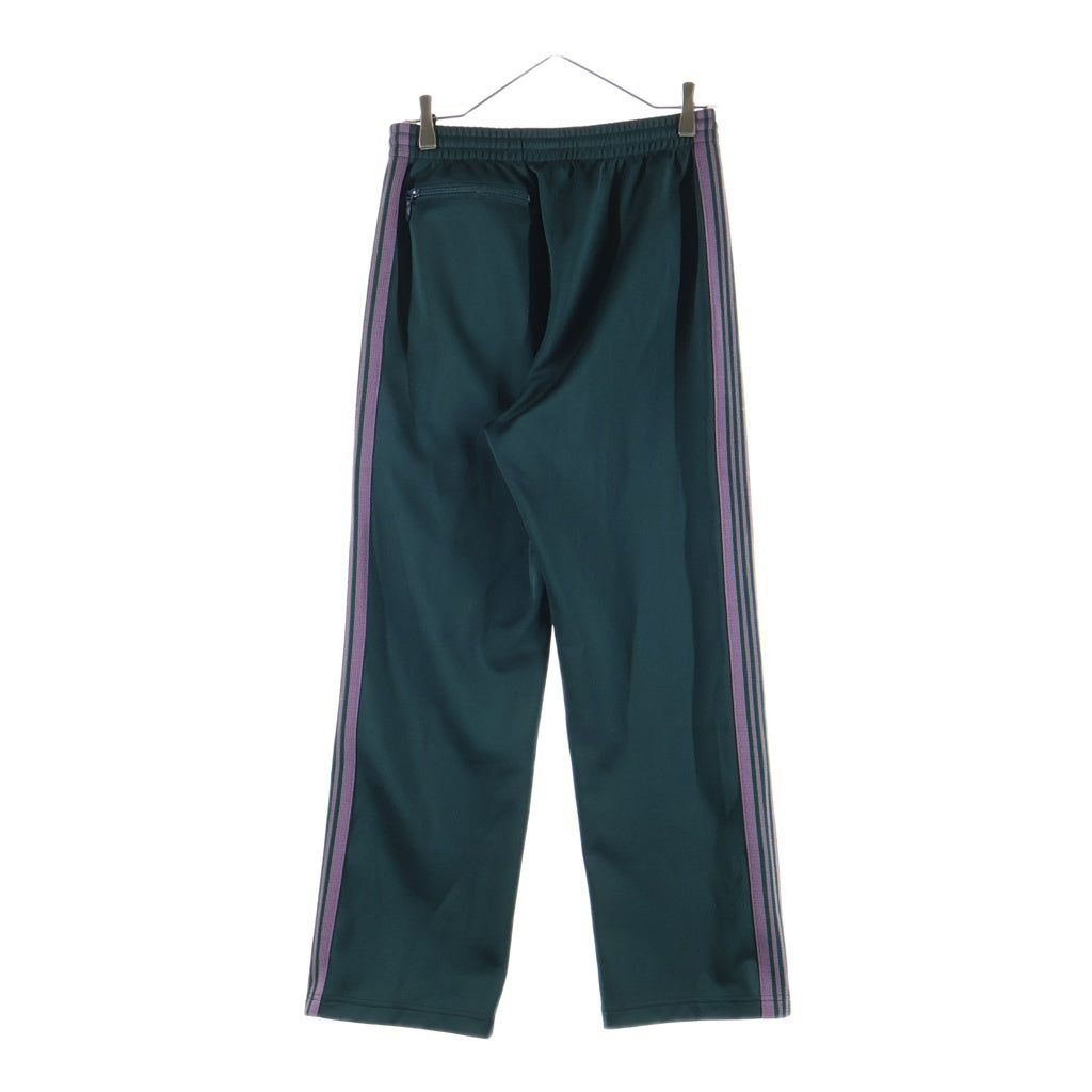 Needles(ニードルス) 25AW TRACK PANT POLY SMOOTH ポリスムース サイドライン ジャージー トラックパンツ グリーン/パープル RW316