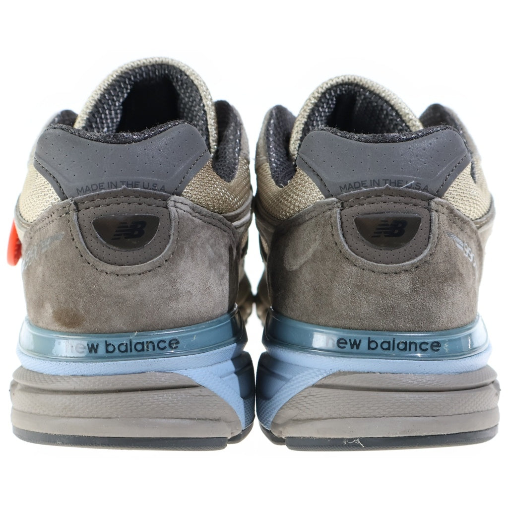 New Balance(ニューバランス) ×AURALEE U990AR4 990V4 オーラリー メッシュ ローカットスニーカー ベージュ US8.5/26.5cm