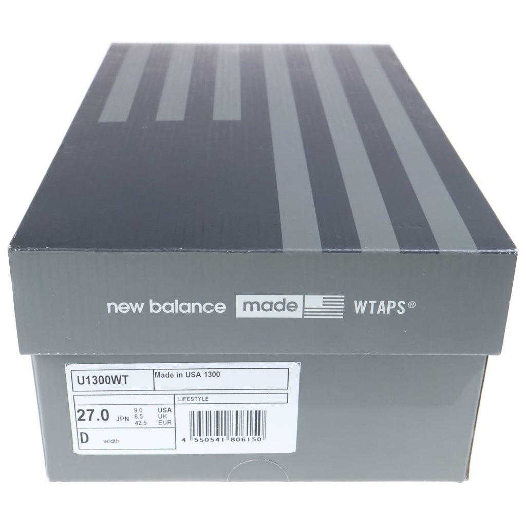 New Balance(ニューバランス) U1300WT メッシュ スウェード ローカットスニーカー ブラック US9/27cm
