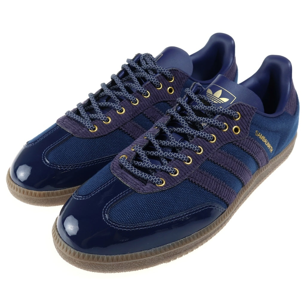 adidas(アディダス) ×ALWAYTH SAMBA OG オルウェイズ サンバ ローカットスニーカー ネイビー/パープル US9/27cm IH5186