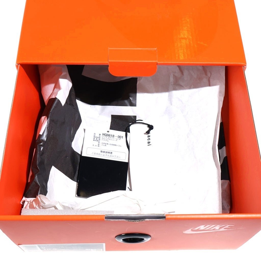 NIKE(ナイキ) ×SACAI ZEGAMADOME サカイ ゼガマドーム ローカットスニーカー ブラック US9/27cm HQ8618-001