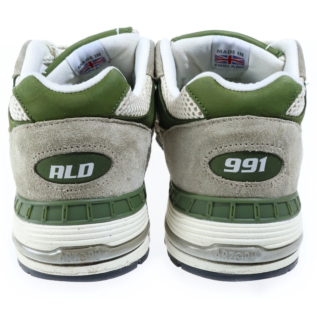 New Balance(ニューバランス) ×AIME LEON DORE M991CRS エメレオンドレ ローカットスニーカー カーキ US9/27cm