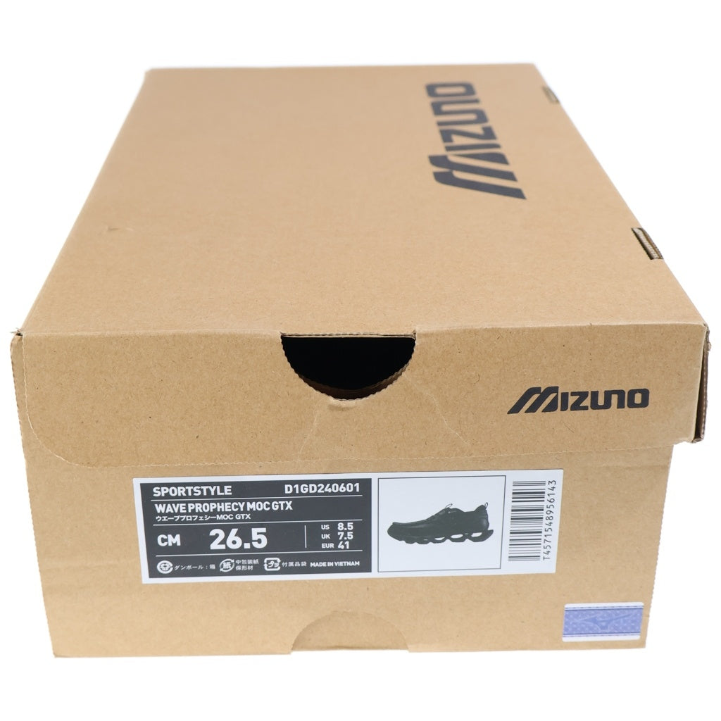 MIZUNO(ミズノ) WAVE PROPHECY MOC GTX ウエーブ プロフェシー モック ゴアテックス ローカットスニーカー ブラック US8.5/26.5cm D1GD240601