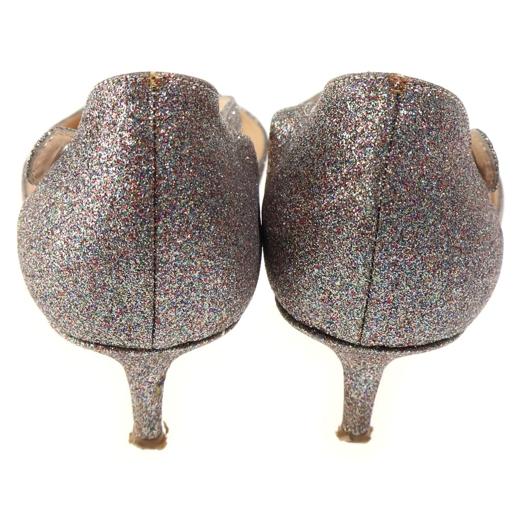 CHRISTIAN LOUBOUTIN(クリスチャンルブタン) グリッター ラメ装飾 ヒールパンプス レディース シルバー
