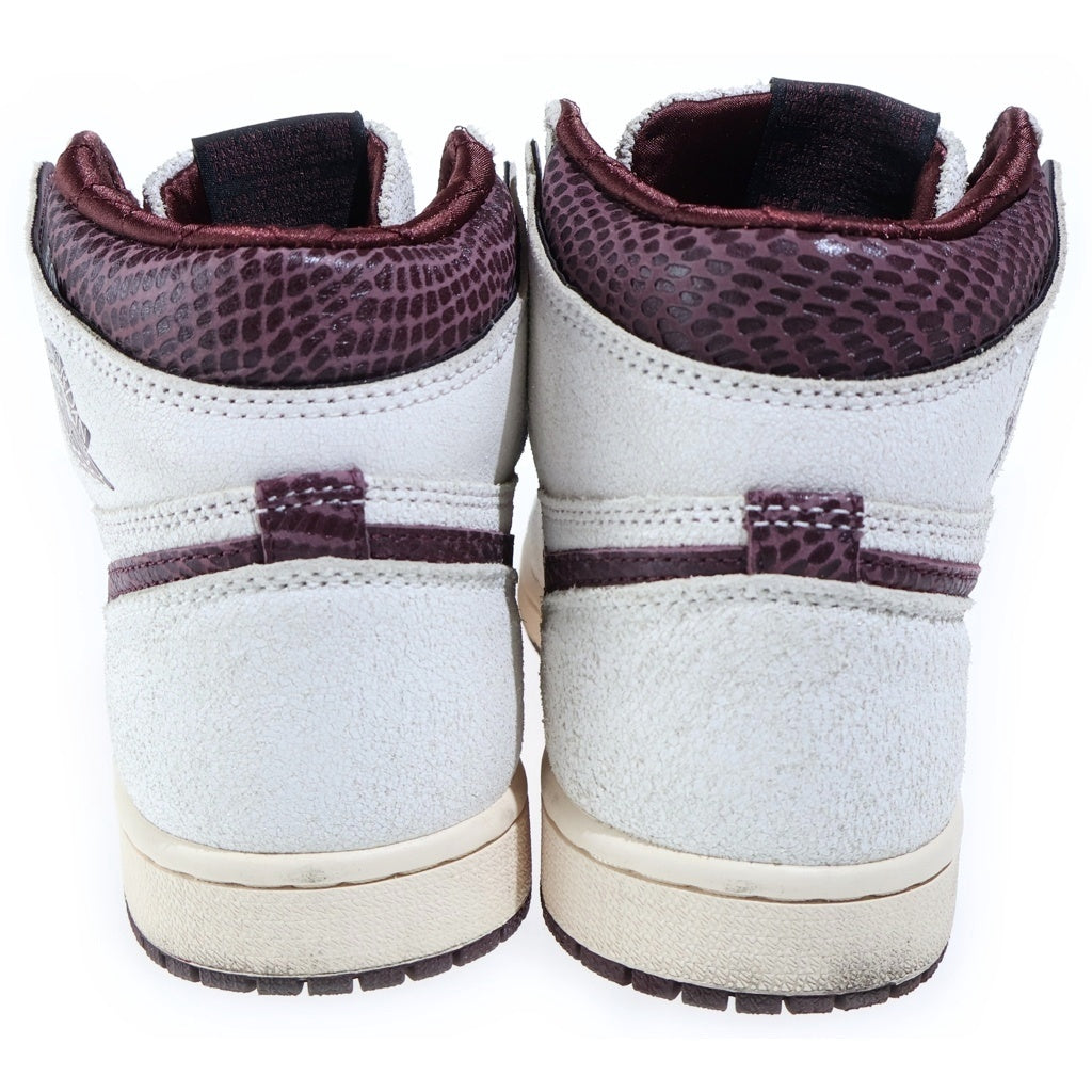 NIKE(ナイキ) ×A MA MANIERE AIR JORDAN 1 RETRO HIGH OG SP SAIL AND BURGUNDY アママニエール エアジョーダン1 レトロ セイル アンド バーガンディ ハイカットスニーカー DO7097-100