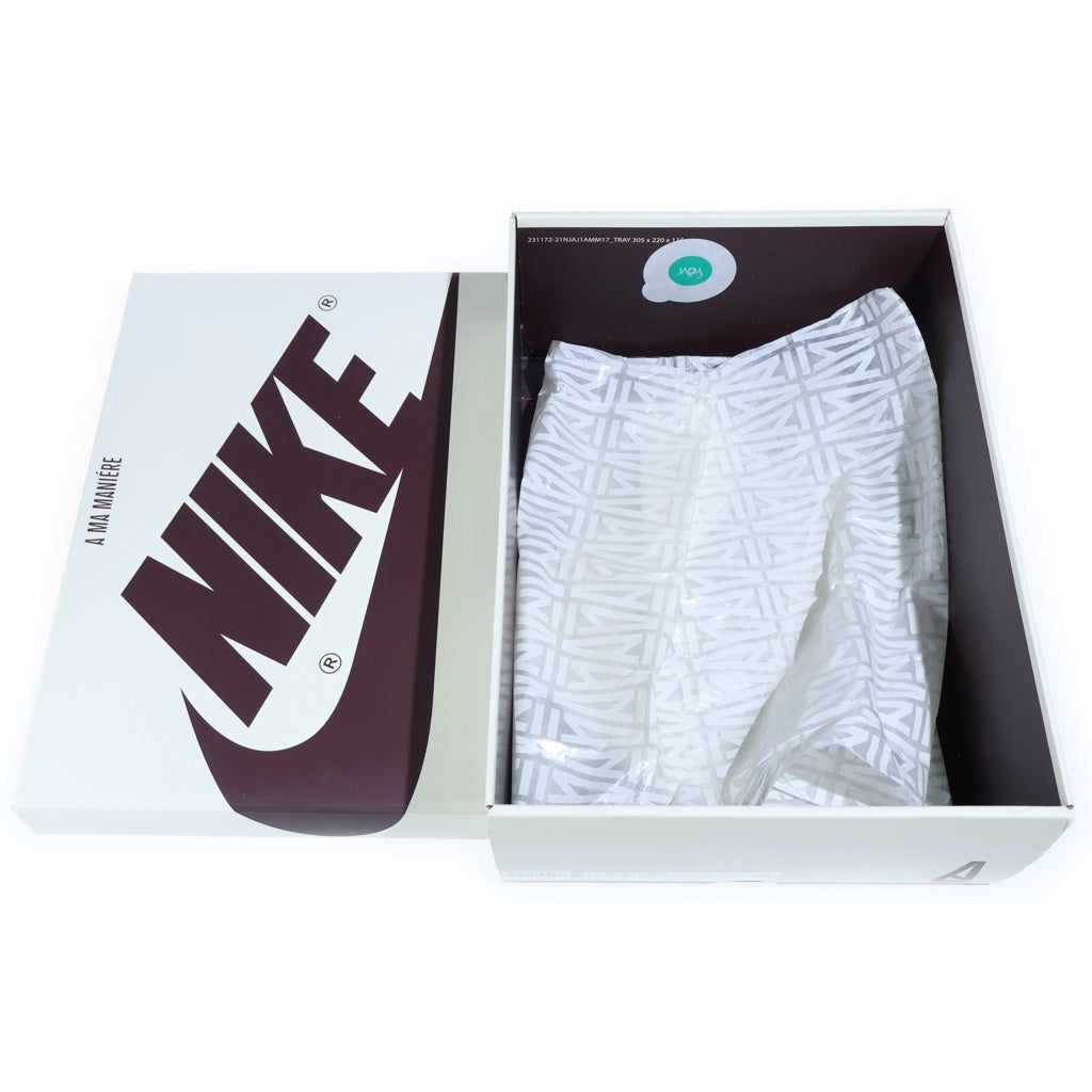 NIKE(ナイキ) ×A MA MANIERE AIR JORDAN 1 RETRO HIGH OG SP SAIL AND BURGUNDY アママニエール エアジョーダン1 レトロ セイル アンド バーガンディ ハイカットスニーカー DO7097-100