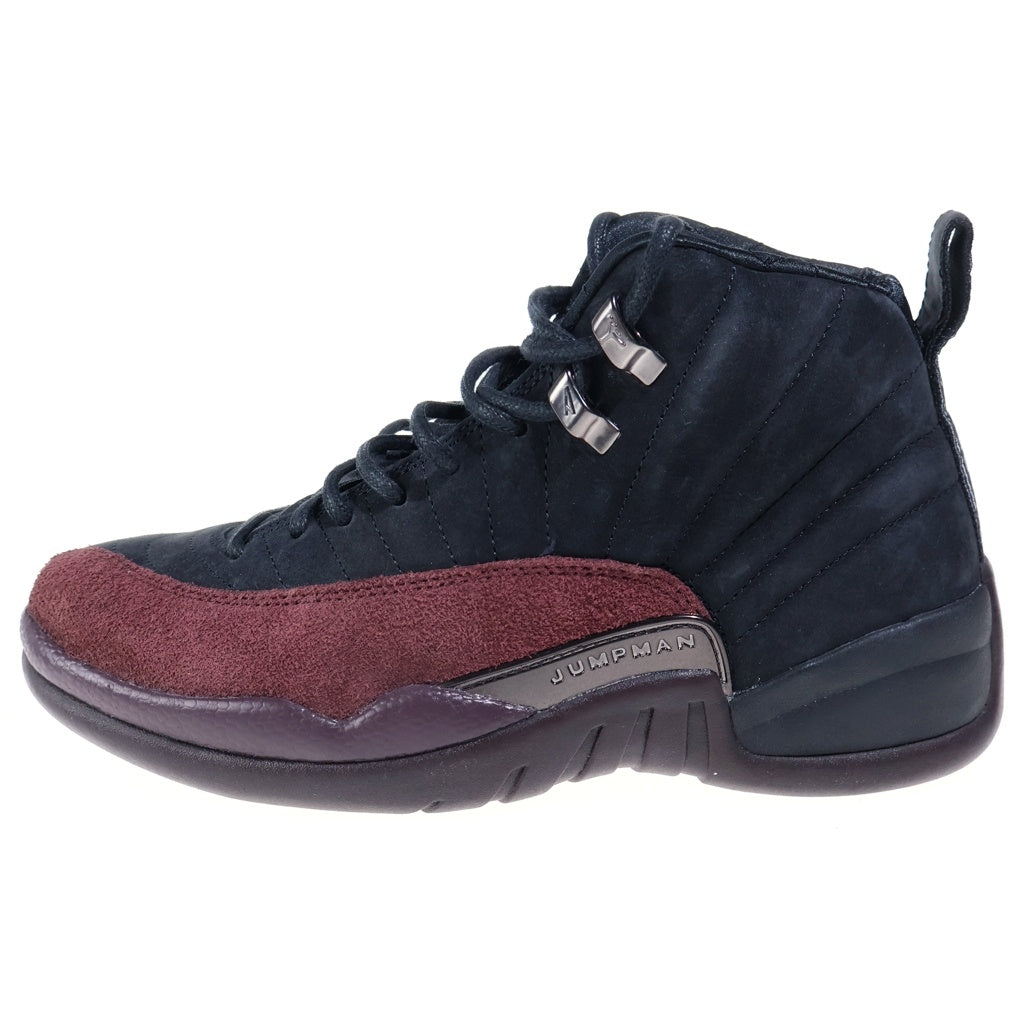 NIKE(ナイキ) ×A MA MANIERE WMNS AIR JORDAN 12 RETRO SP アママニエール ウィメンズ エアジョーダン12 ハイカットスニーカー ブラック/バーガンディ US8.5/25.5cm DV6989-001 レディース