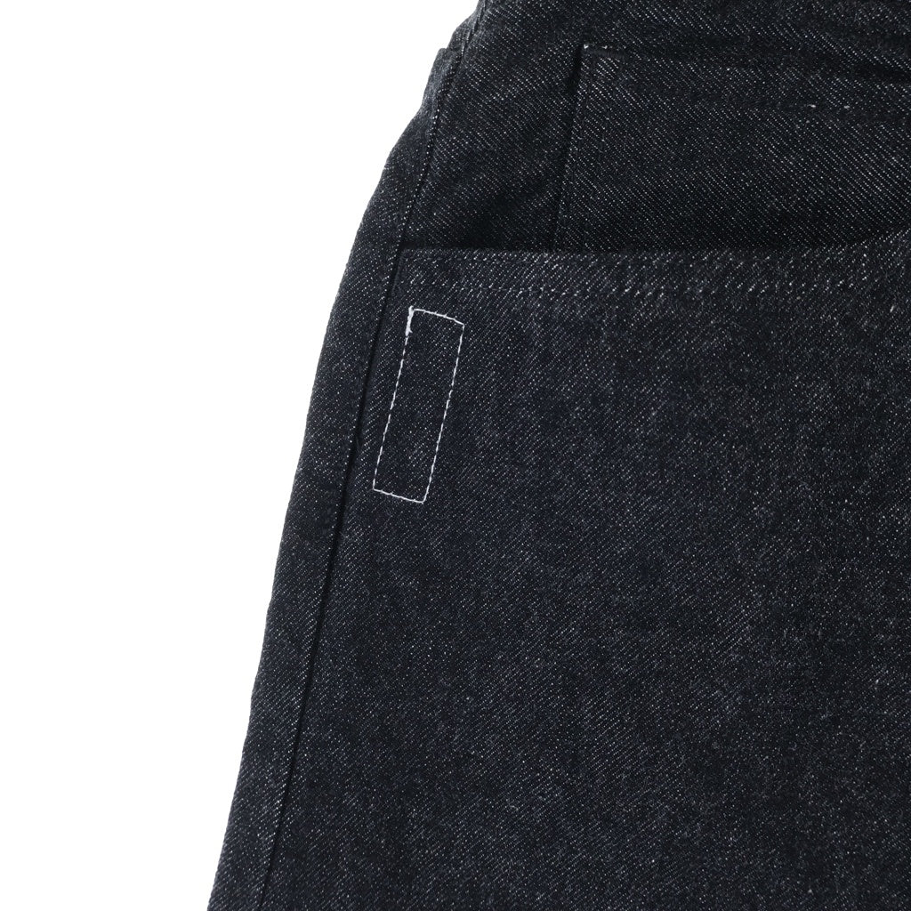 SEQUEL(シークエル) 26SS ×FRAGMENT ONE WASHED DENIM PANTS フラグメント ワンウォッシュ ジップフライ デニムパンツ ブラック SQ-26SS-PT-04