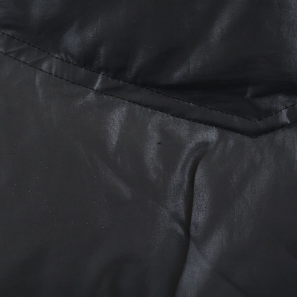 BURBERRY BLUE LABEL(バーバリーブルーレーベル) 裏地ノバチェック ベルテッド ファーフーデッド ジップアップ ロングダウンジャケット レディース ネイビー FRF10-592-09