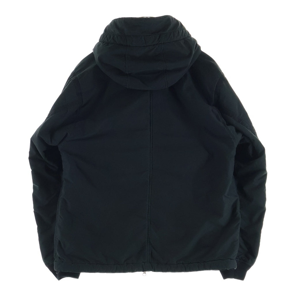 STONE ISLAND(ストーンアイランド) SHORT PARKA JACKET ナイロン コンパスロゴパッチ ショートパーカー フーデッドジャケット ブラック 791541631