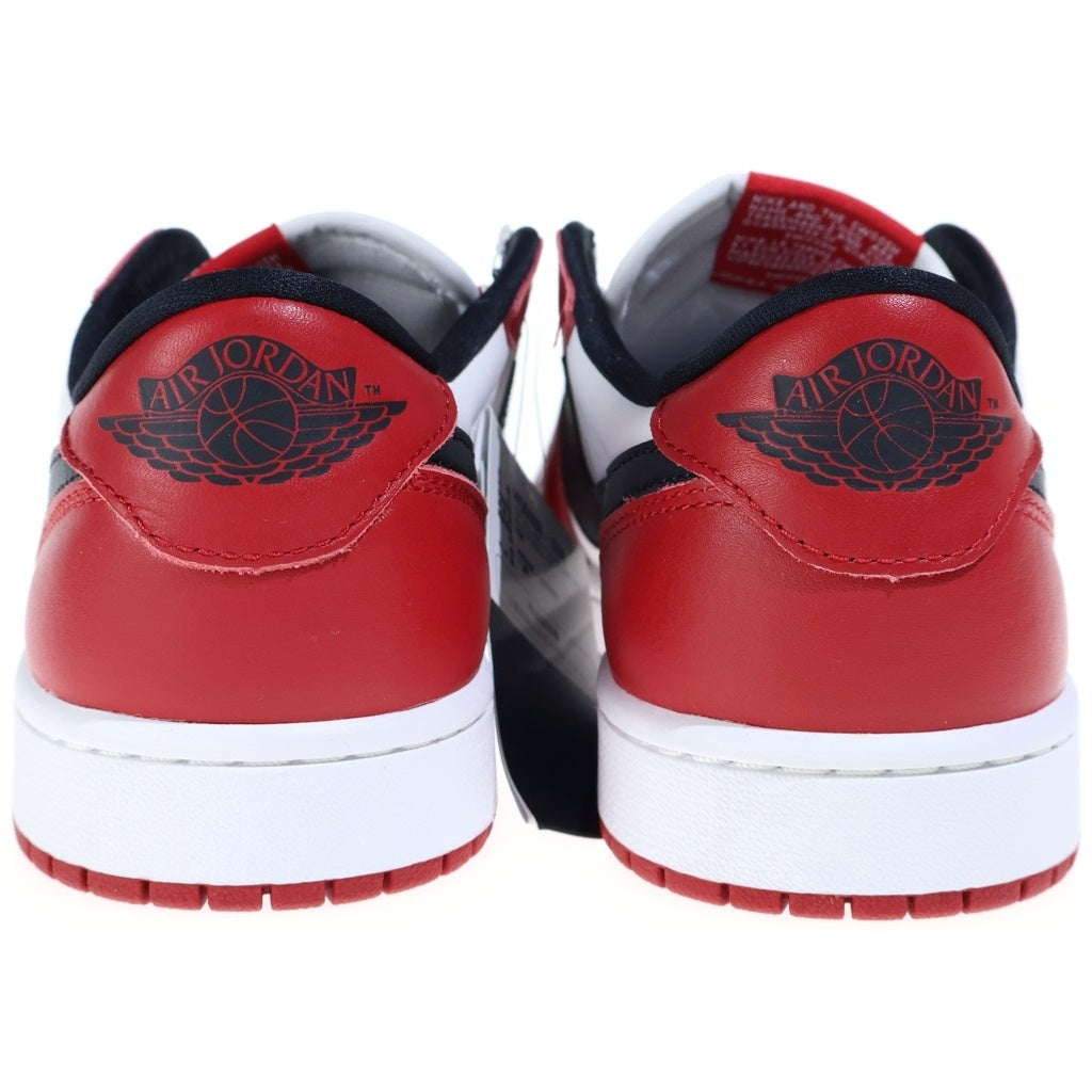 NIKE(ナイキ) AIR JORDAN1 RETRO LOW CHICAGO エアジョーダン 1 レトロ シカゴ ローカットスニーカー US9/27cm レッド/ホワイト HQ6998-600