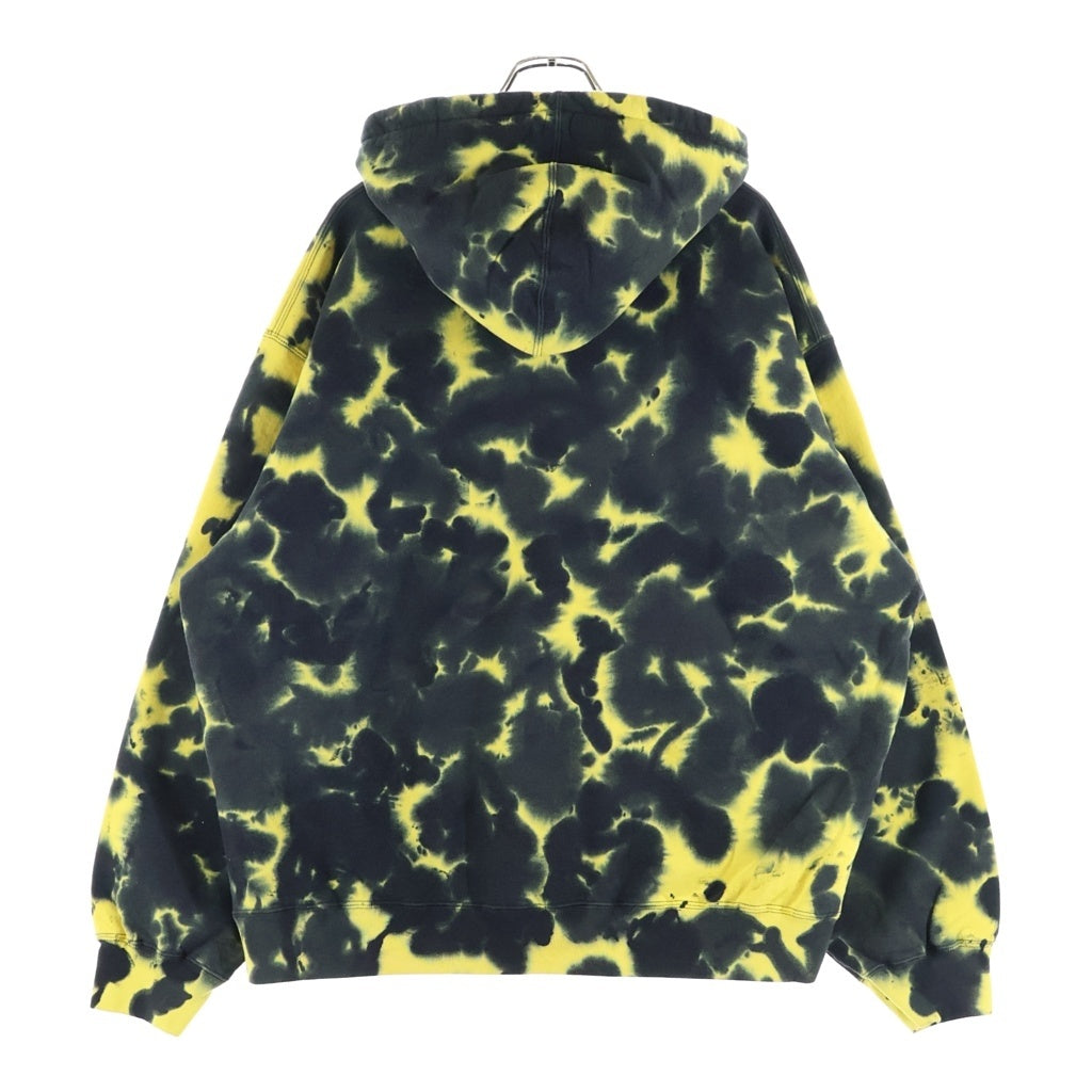 SUPREME(シュプリーム) 26AW Small Box Zip Up Hooded Sweatshirt タイダイ スモールボックスロゴ ジップアップフーデッドスウェットシャツ パーカー イエロー/ブラック