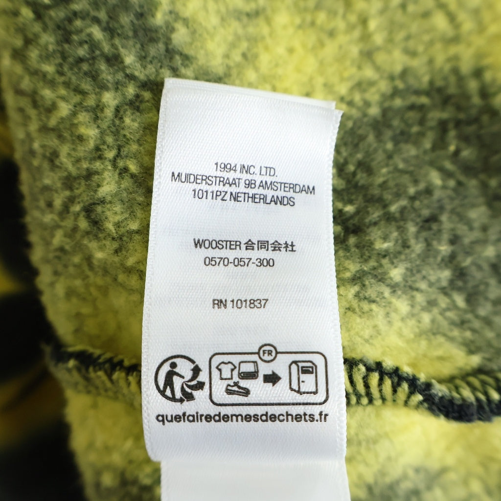 SUPREME(シュプリーム) 26AW Small Box Zip Up Hooded Sweatshirt タイダイ スモールボックスロゴ ジップアップフーデッドスウェットシャツ パーカー イエロー/ブラック
