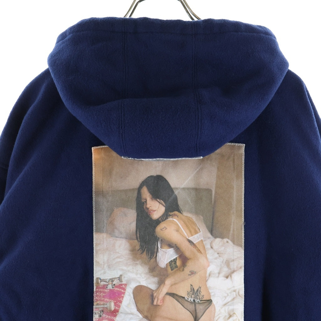 SUPREME(シュプリーム) 26AW ×Larry Clark Hooded Varsity Jacket ラリークラーク フーデッドバーシティジャケット ネイビー
