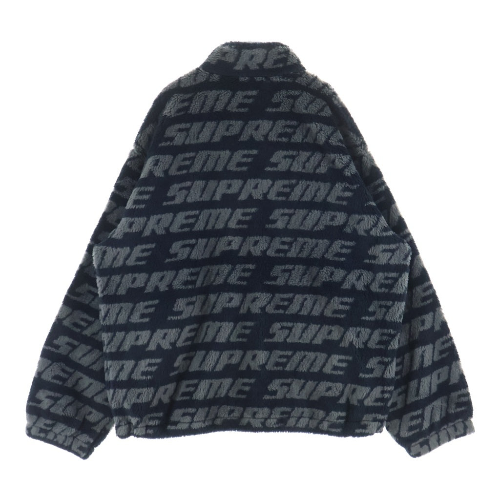 SUPREME(シュプリーム) 26AW Repeat Jacquard Fleece Jacket リピート ジャガード フリースジャケット ブラック