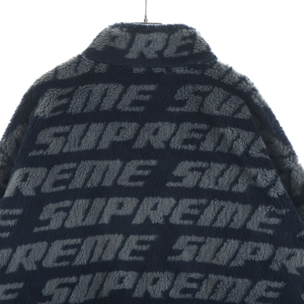 SUPREME(シュプリーム) 26AW Repeat Jacquard Fleece Jacket リピート ジャガード フリースジャケット ブラック