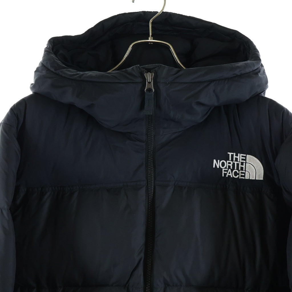 THE NORTH FACE(ザノースフェイス) NUPTSE HOODIE ヌプシ ジップアップ フーデッド ナイロンダウンジャケット ブラック ND92041R
