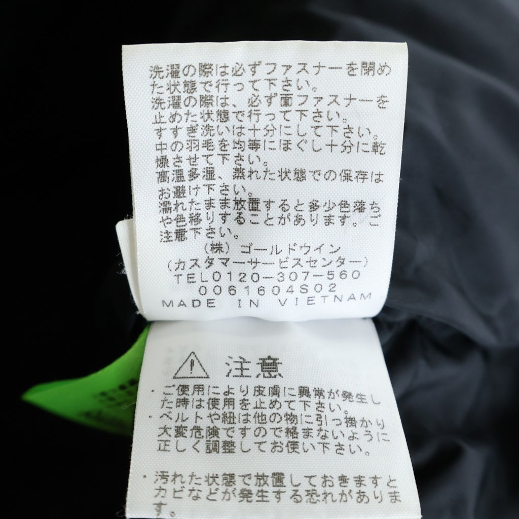 THE NORTH FACE(ザノースフェイス) NUPTSE HOODIE ヌプシ ジップアップ フーデッド ナイロンダウンジャケット ブラック ND92041R