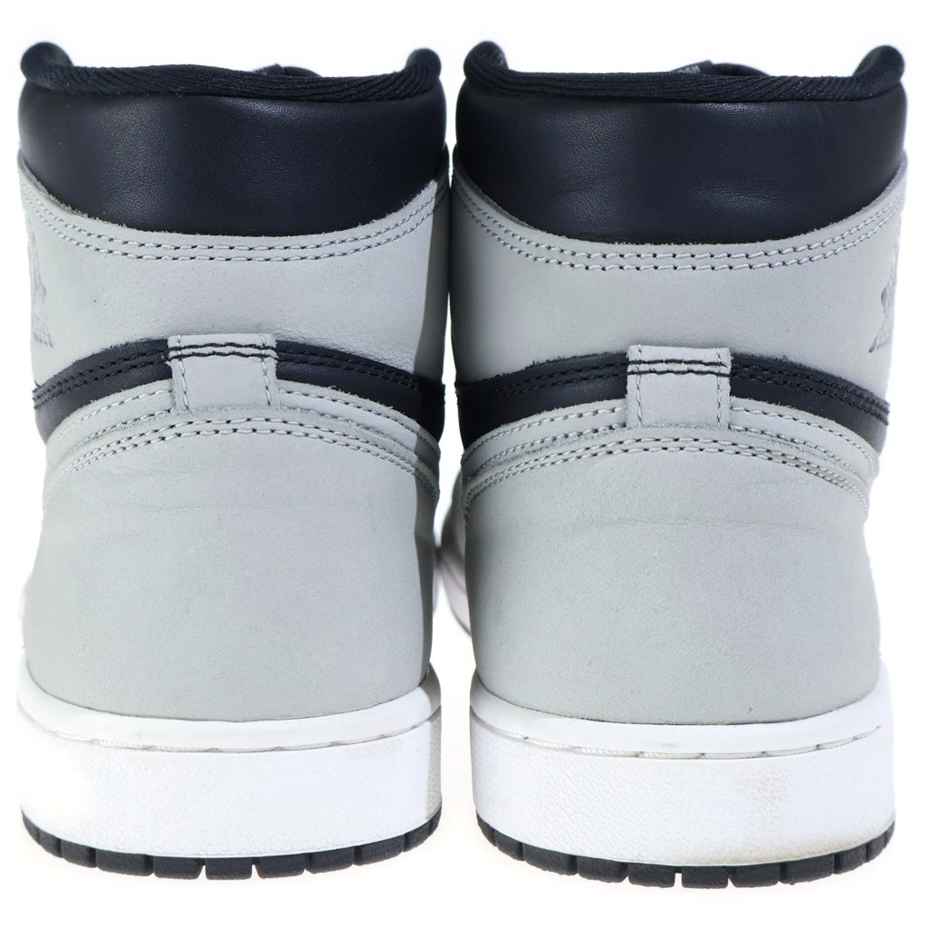 NIKE(ナイキ) AIR JORDAN 1 HIGH OG SHADOW 2.0 エアジョーダン シャドウ ハイカットスニーカー ブラック/グレー US9/27cm 555088-035